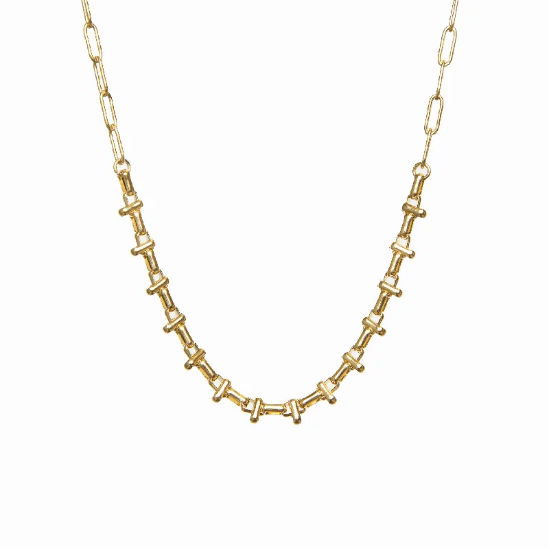 Necklaces and pendants with infinity love symbols for an eternal, romantic gesture-Cairo Choker Necklace - Gold