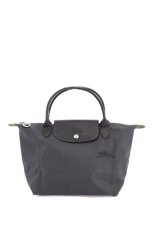 Handle bags with playful patterns for fun -Longchamp Le Pliage Green S Handbag