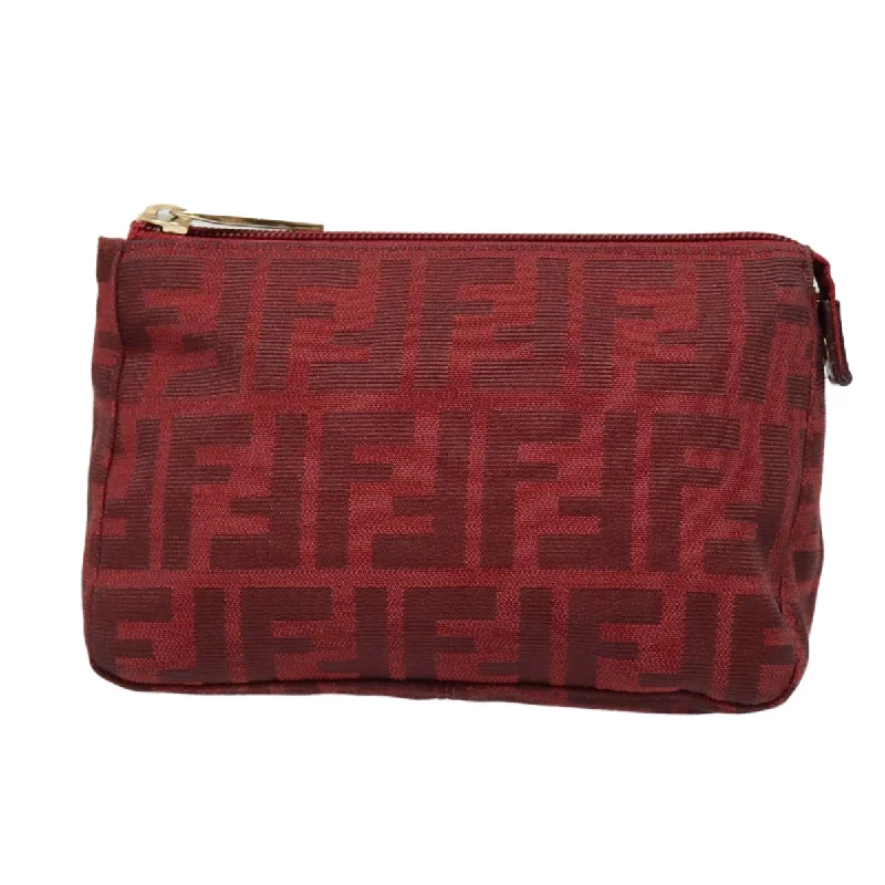 Handle bags with padded handles for comfort -Fendi  Canvas Clutch Bag (Pre-Owned)