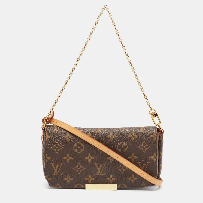 Handle bags with durable hemp for sustainability -Louis Vuitton Monogram Canvas Favorite Pm Bag