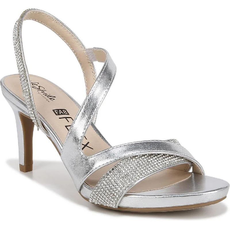 Elegant sandals for women with gold accents and high heels for luxury events-LifeStride Womens Mia Glitz Metallic Embellished Heels