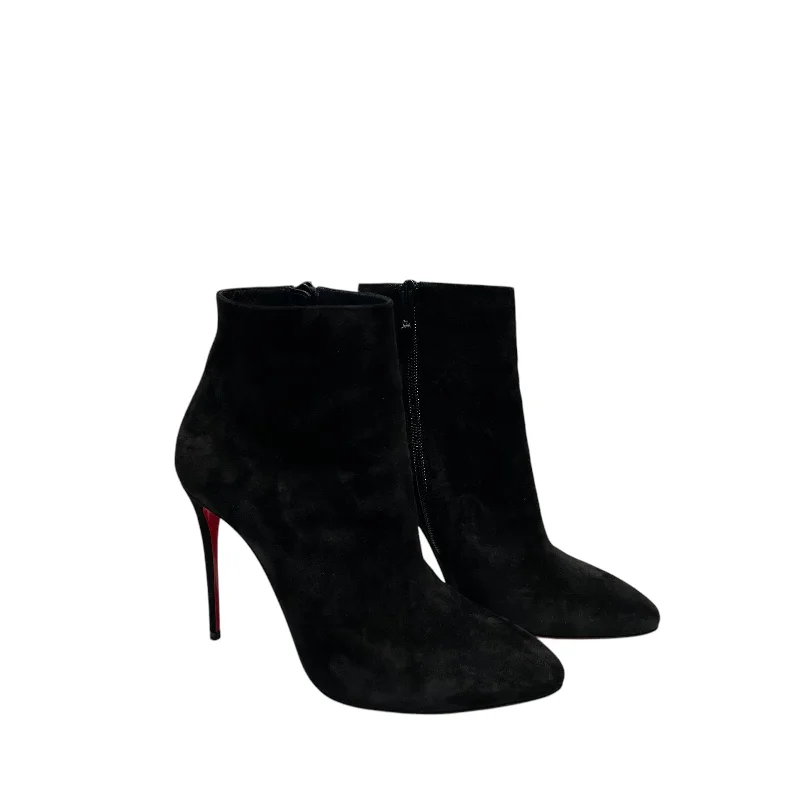 Stylish sandals for women with wide ankle straps and buckle detailing for fashionable look-Christian Louboutin/Heels/EU 38.5/BLK/so kate ankle boot