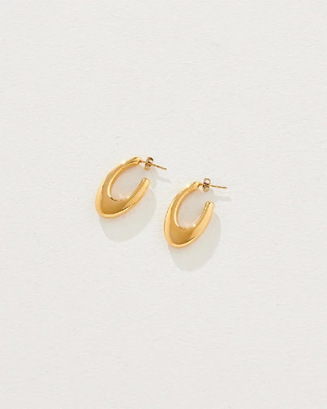 Drop Earrings for Prom Night -Rayna Earrings in Gold