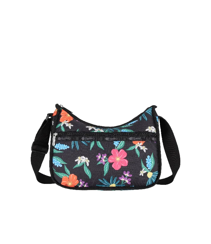 Handle bags with bright florals for cheer -Classic Hobo