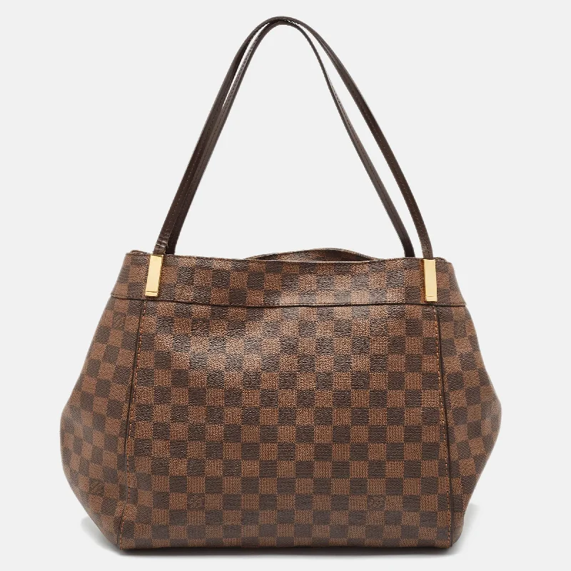 Handle bags with rustic leather for charm -Louis Vuitton Damier Ebene Canvas Marylebone Gm Bag