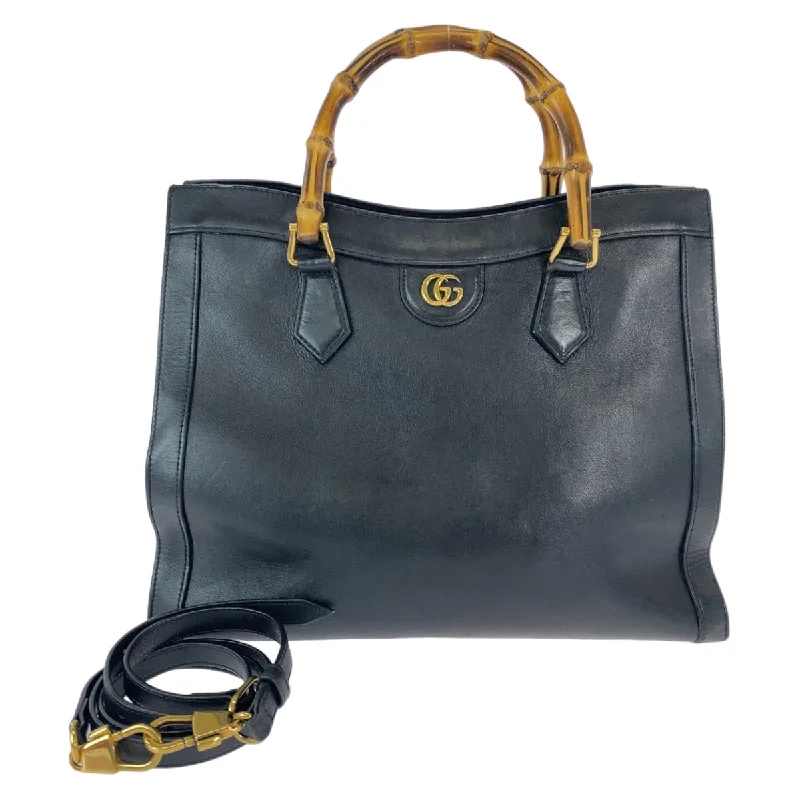 Waterproof handle bags ideal for rainy weather -Gucci Bamboo Diana Leather Handbag