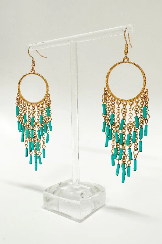 Drop Earrings for Everyday Glamour -Zephyra Tassel Drop Earrings