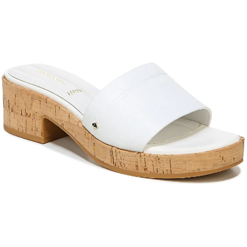 Comfortable sandals for men with cushioned footbed and water-friendly design-Franco Sarto Womens Pony Leather Heels