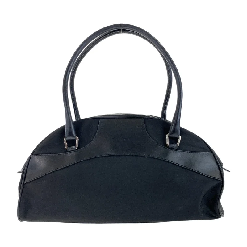 Handle bags with durable hemp for sustainability -Prada Tessuto Nylon Leather Handbag