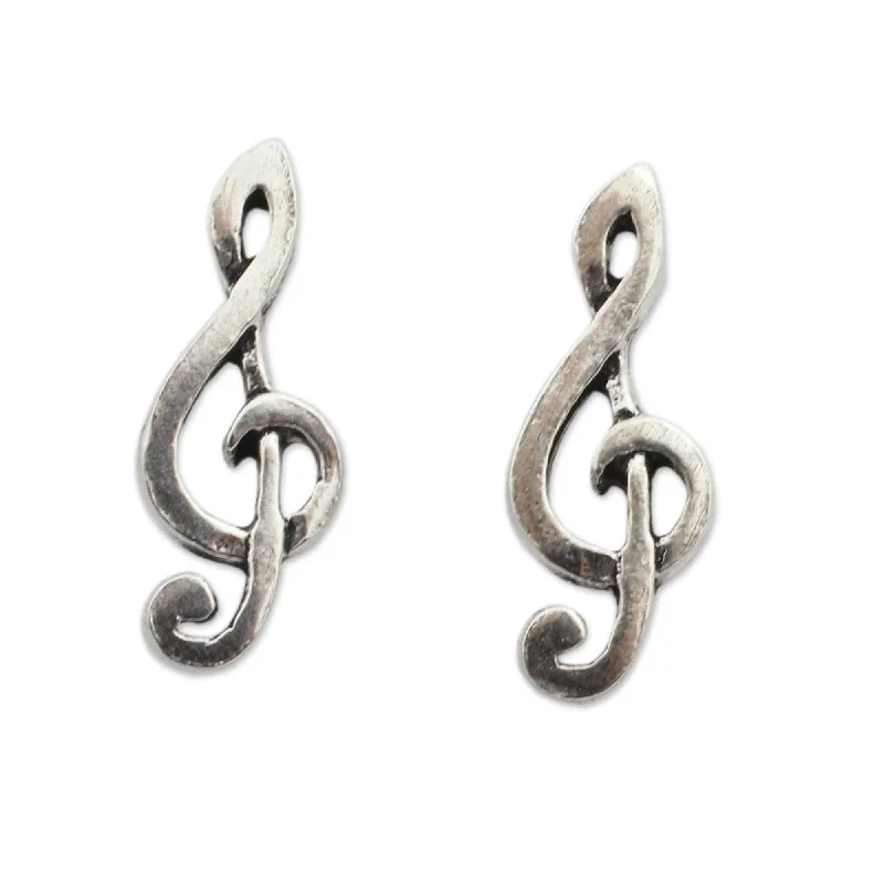 Drop Earrings with Enamel Coating -NOVICA Handmade Sterling Silver 'Sol Key' Earrings (Thailand)