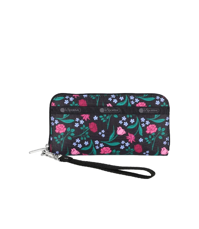 Handle bags with thick handles for support -Tech Wallet Wristlet