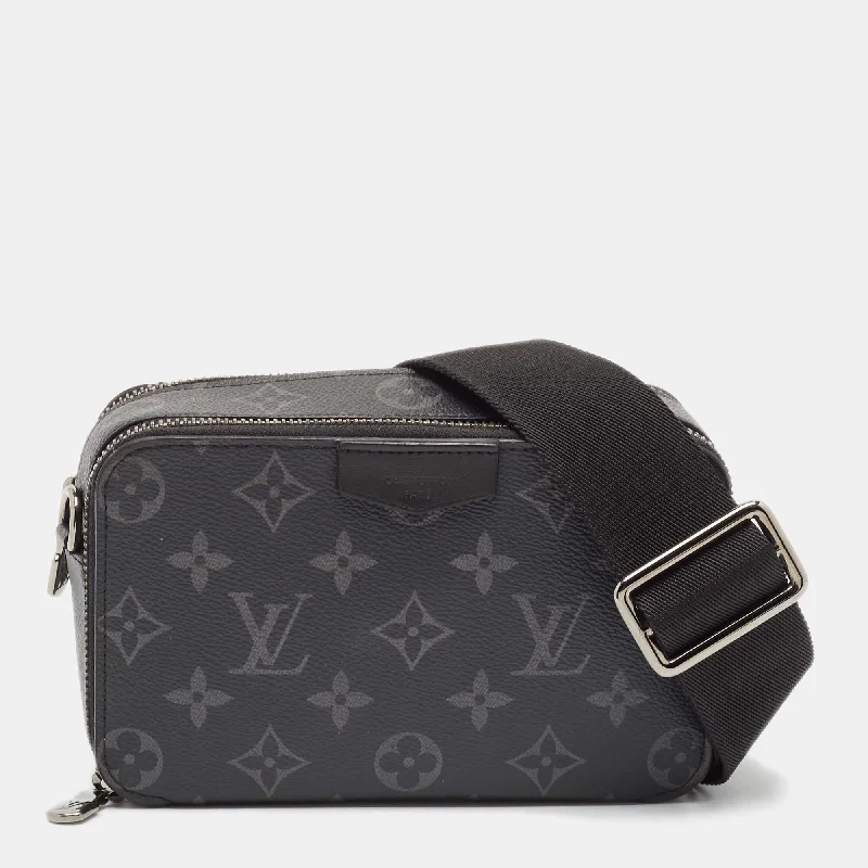 Handle bags with tropical prints for summer -Louis Vuitton Monogram Eclipse Alpha Wearable Wallet