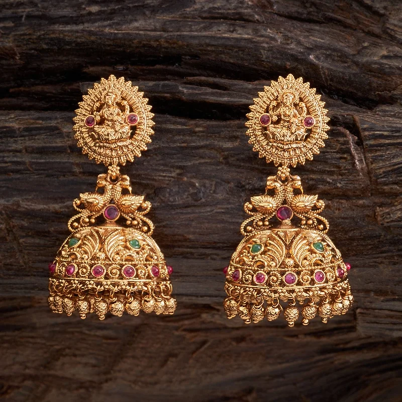 Best hoop earrings with gold for a luxurious and timeless look-Antique Earring 153329