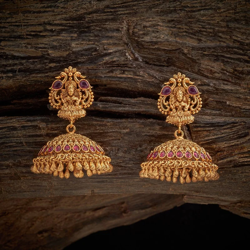 Best hoop earrings with enamel details for a colorful and modern look-Antique Earring 160215