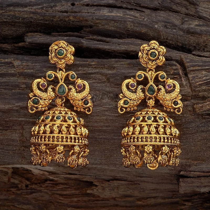 Best hoop earrings with satin ribbons for a soft, feminine appearance-Antique Earring 169816