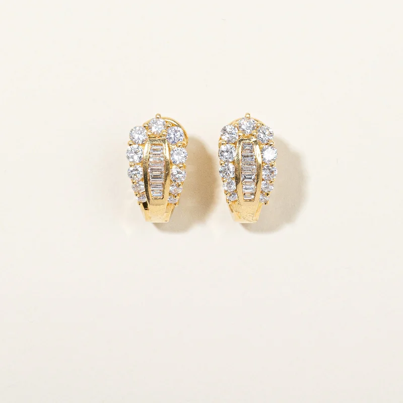 Best hoop earrings with gold-plated finishes for an affordable luxury vibe-Diamond Earrings | 1.52ctw |