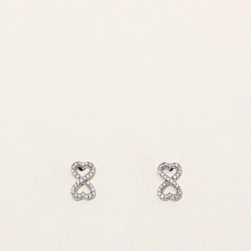 Best hoop earrings with tribal designs for a cultural and exotic aesthetic-Diamond Heart Earrings | 0.12ctw |